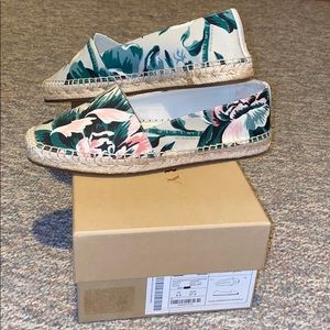Burberry Floral Hodgeson Flat Espadrille